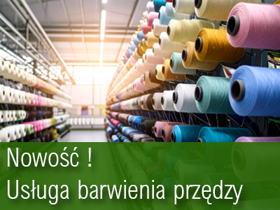 Nowość! Usługa barwienia przędzy