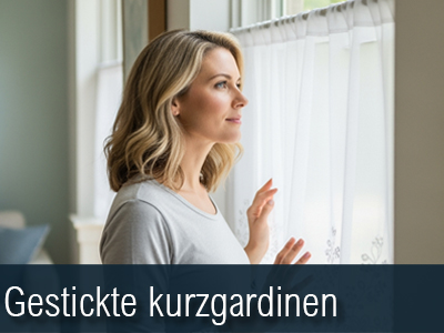 GESTICKTE KURZGARDINEN – Kollektion 2025 GESTICKTE KURZGARDINEN – Kollektion 2025