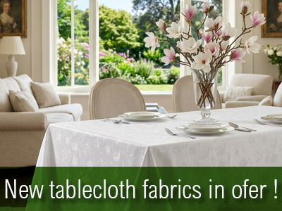 New tablecloth fabrics in ofer !