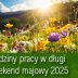 Godziny pracy w długi  weekend majowy - baner