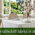 New tablecloth fabrics in ofer !